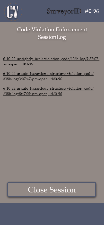 CodeViol app screen 5